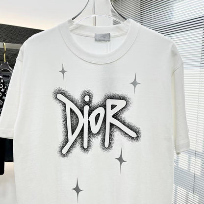 CHRISTIAN DIOR || Dior T-Shirt And Shawn In White for Men - FASHION MYST 