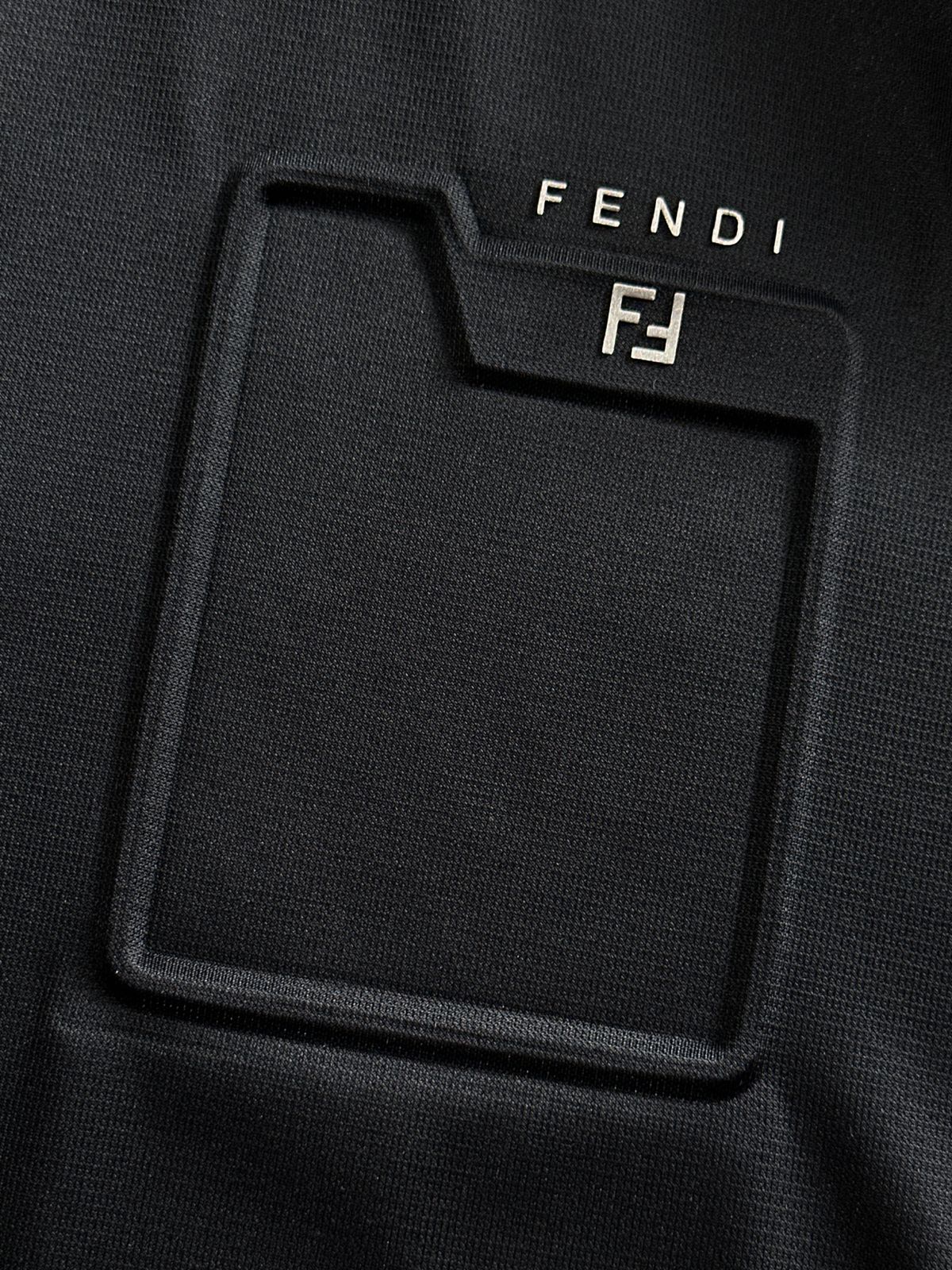 FENDI || Cotton Piqué Polo T-Shirt - FASHION MYST 