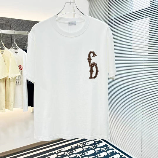 CHRISTIAN DIOR || Emerson CD Logo Tee White - FASHION MYST 