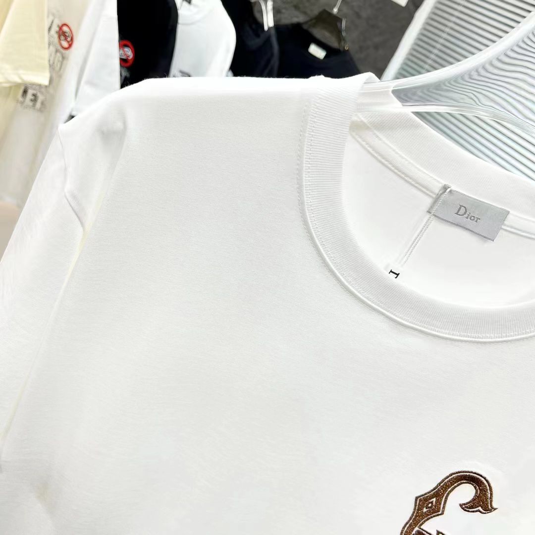 CHRISTIAN DIOR || Emerson CD Logo Tee White - FASHION MYST 