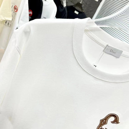 CHRISTIAN DIOR || Emerson CD Logo Tee White - FASHION MYST 