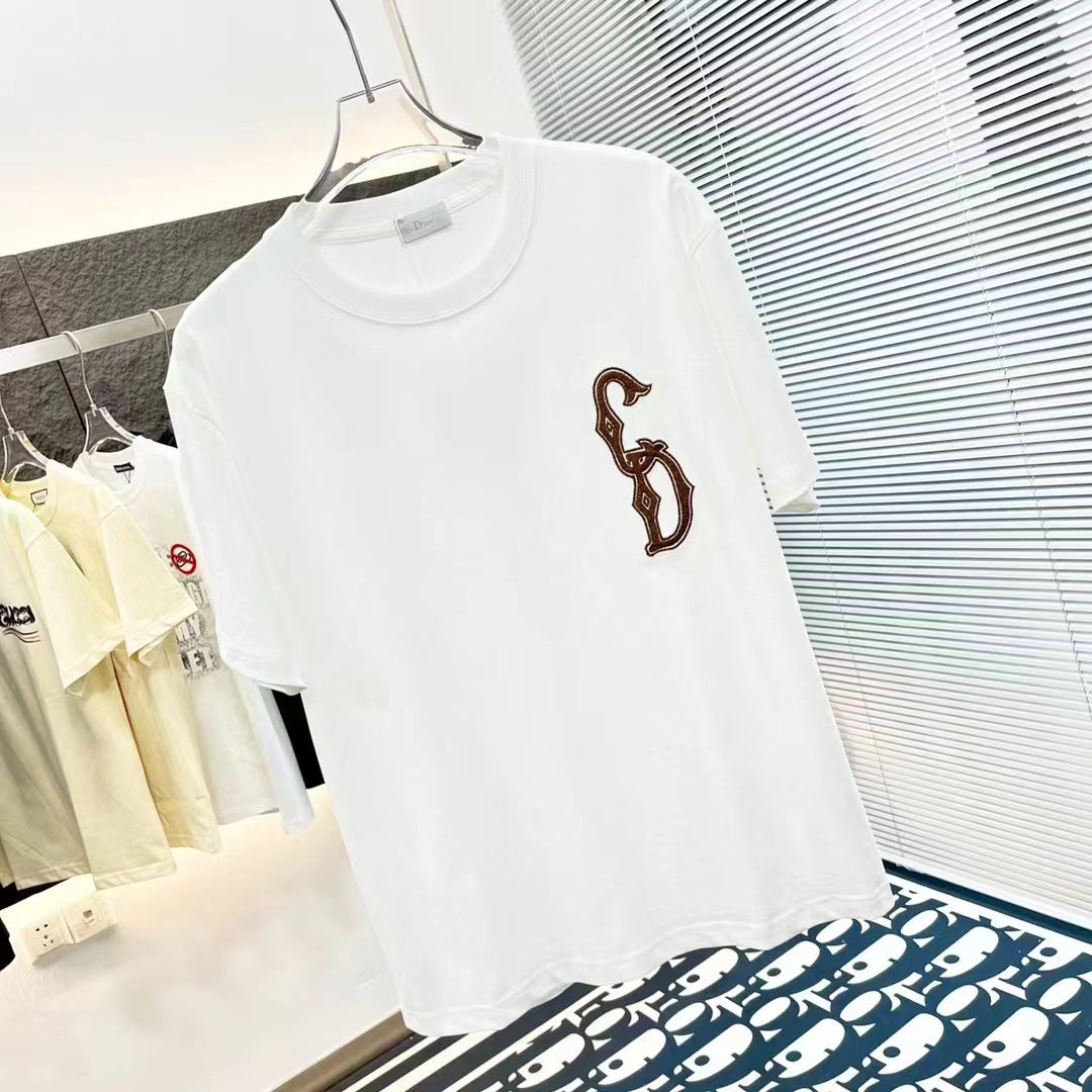 CHRISTIAN DIOR || Emerson CD Logo Tee White - FASHION MYST 