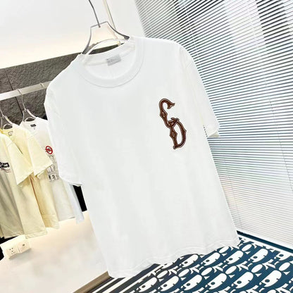 CHRISTIAN DIOR || Emerson CD Logo Tee White - FASHION MYST 