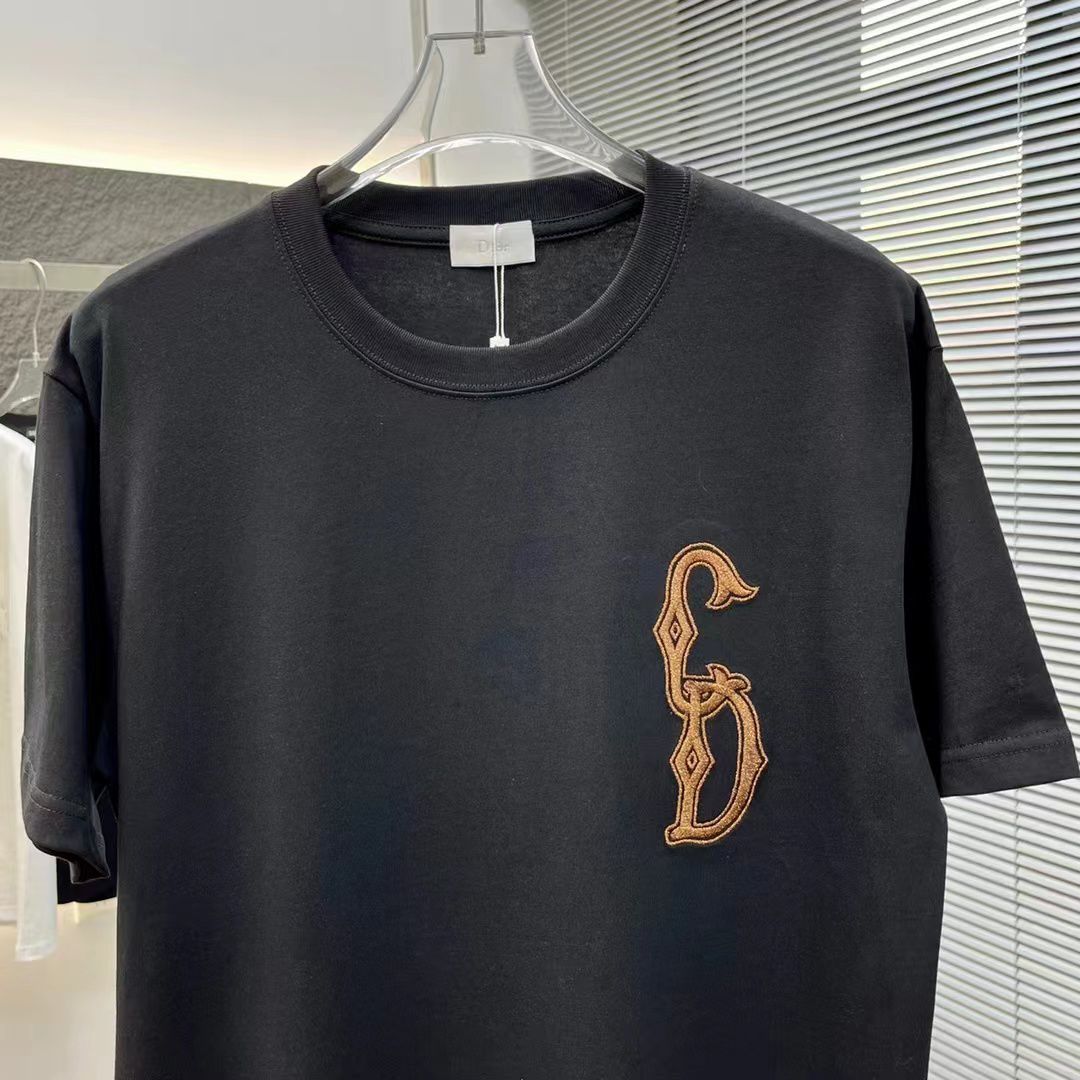 CHRISTIAN DIOR || Emerson CD Logo Tee Black - FASHION MYST 