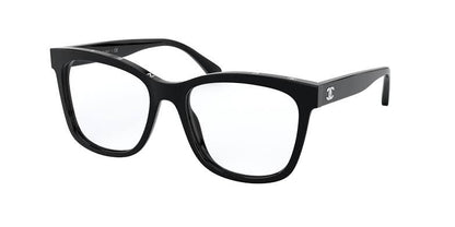 CHANEL || BLACK CAT EYE SHAPE WITH BRAND LOGO EYE FRAME - FASHION MYST 