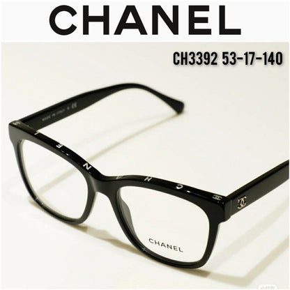 CHANEL || BLACK CAT EYE SHAPE WITH BRAND LOGO EYE FRAME - FASHION MYST 