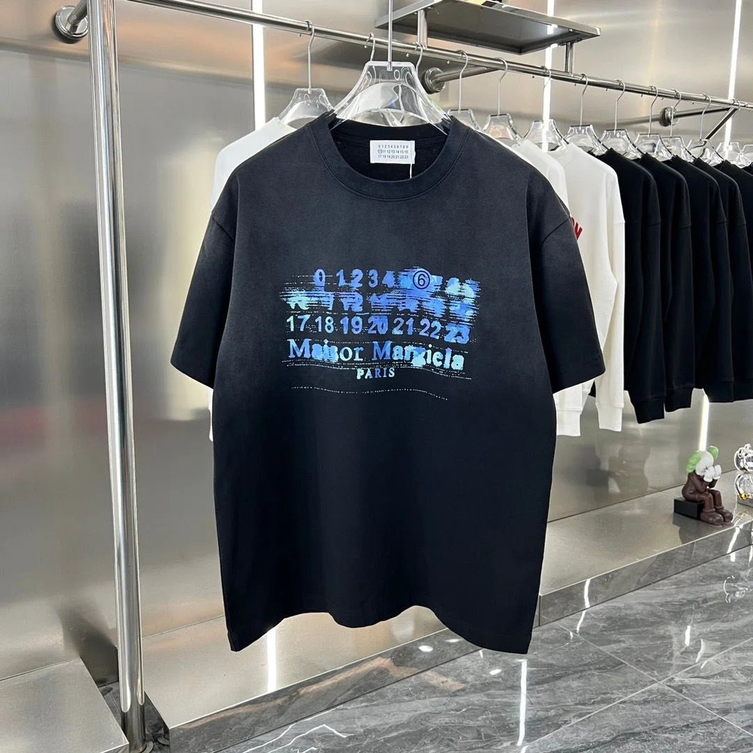 MAISON MARGIELA || Numeric Logo-Embroidered T-Shirt MAISON MARGIELA || Numeric Logo-Embroidered T-Shirt