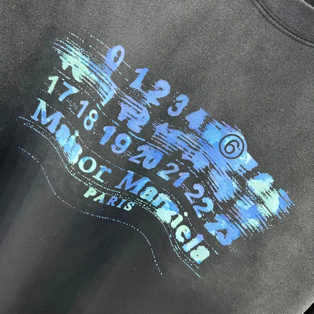 MAISON MARGIELA || Numeric Logo-Embroidered T-Shirt MAISON MARGIELA || Numeric Logo-Embroidered T-Shirt