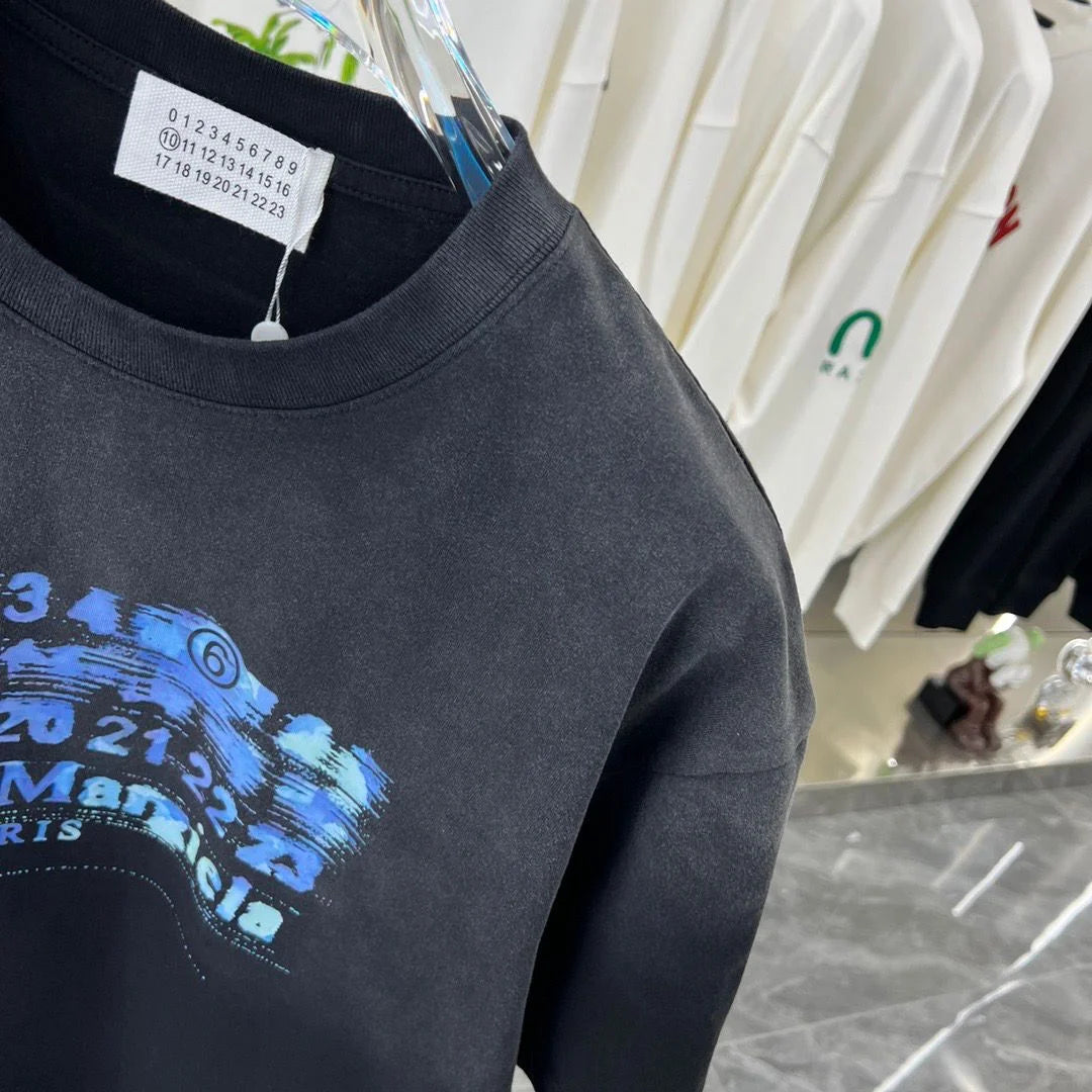 MAISON MARGIELA || Numeric Logo-Embroidered T-Shirt MAISON MARGIELA || Numeric Logo-Embroidered T-Shirt