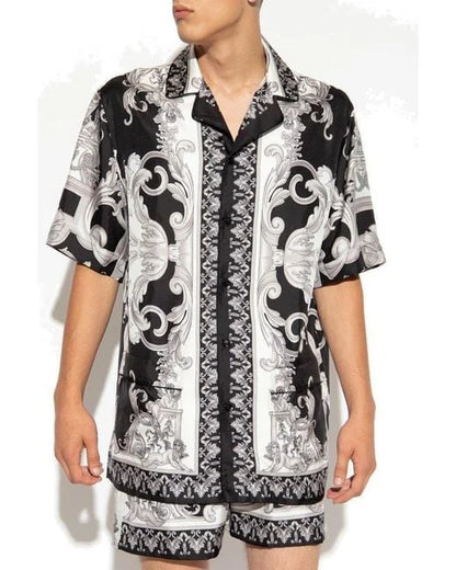 VERSACE || Baroque Short-Sleeved Shirt - FASHION MYST 