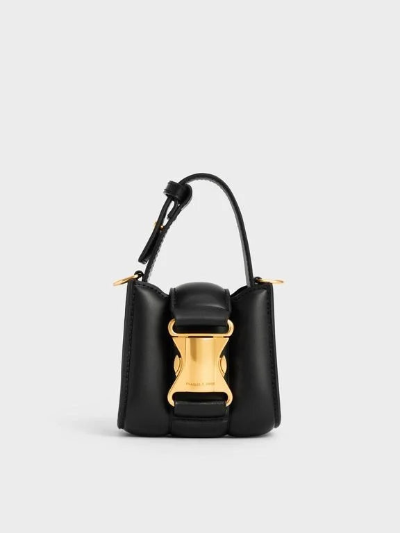 Charles & Keith || Mini Vertigo Boxy Top Handle Bag - FASHION MYST 