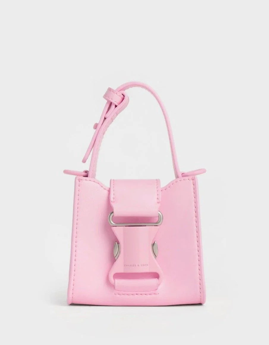 Charles & Keith || Mini Vertigo Boxy Top Handle Bag - FASHION MYST 