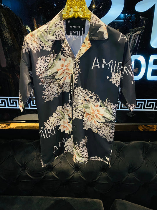 AMIRI || PREMIUM QUALITY DROP SHOULDER CUBAN COLLAR SHIRTS - FASHION MYST 