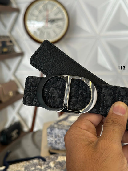 CHRISTIAN DIOR || 30 Montaigne Reversible Belt - FASHION MYST 