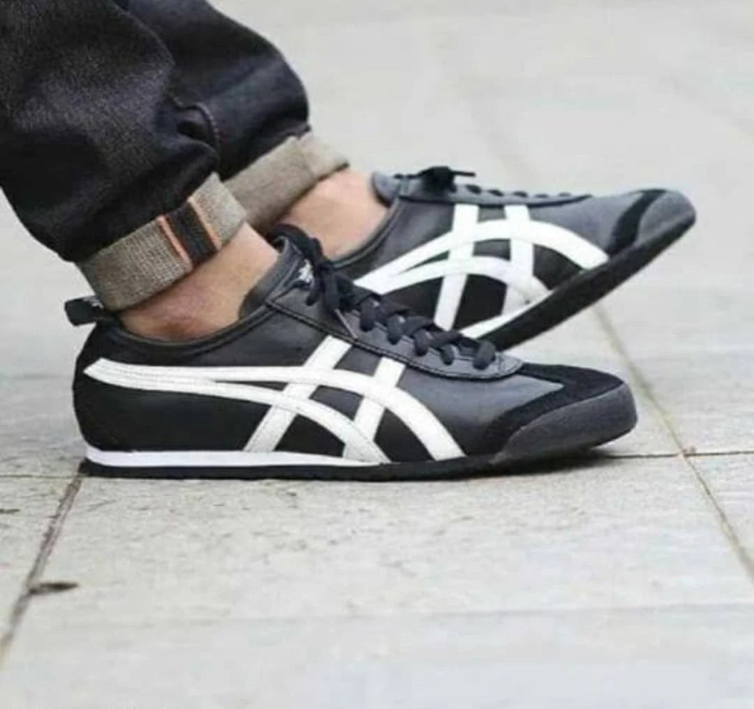 Onitsuka Tiger Mexico 66 Black White - FASHION MYST 