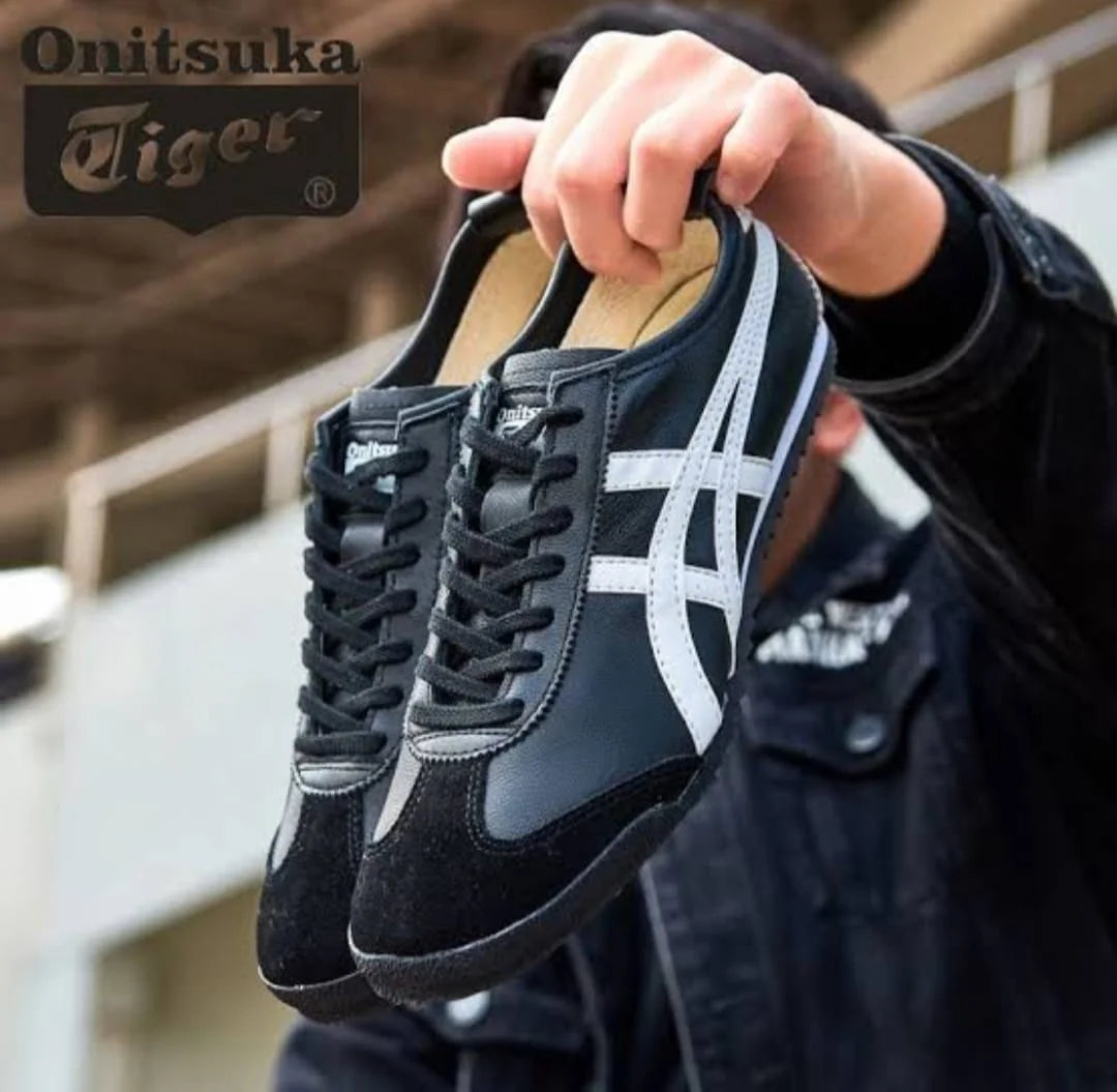 Onitsuka Tiger Mexico 66 Black White - FASHION MYST 