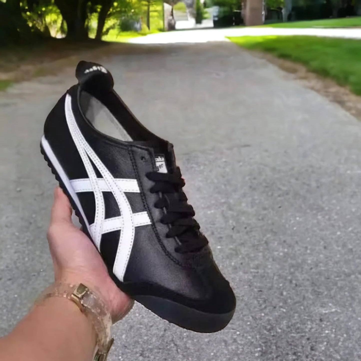 Onitsuka Tiger Mexico 66 Black White - FASHION MYST 