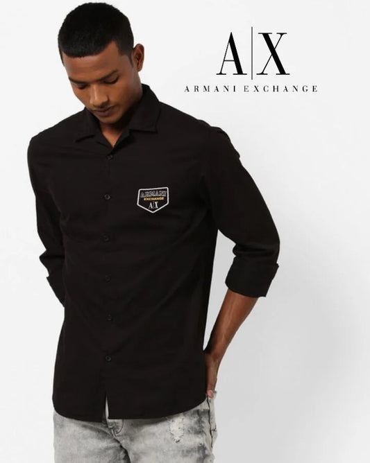 Premium Quality Nappa Effect Logo Shirt - FASHION MYST 