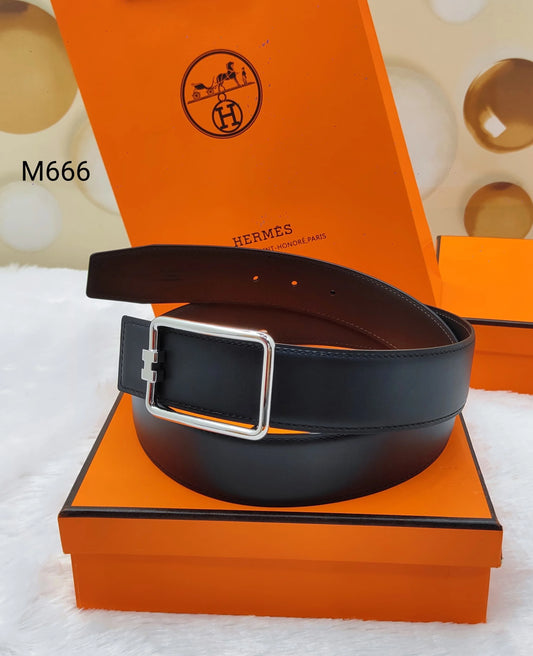 HERMES || Tube H Belt Buckle & Reversible Leather Strap - FASHION MYST 