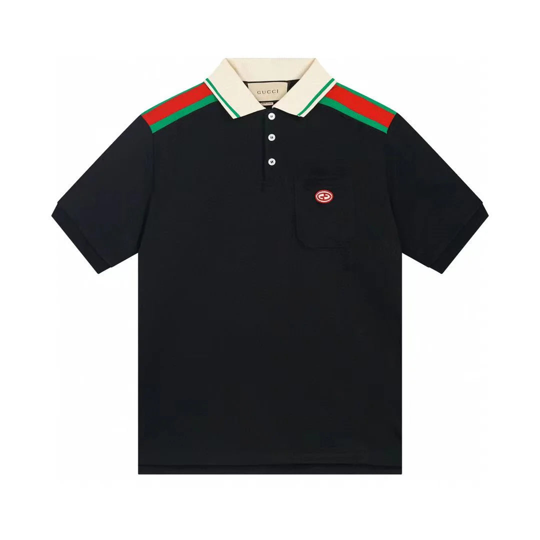 GUCCI || Cotton polo with Interlocking G - FASHION MYST 