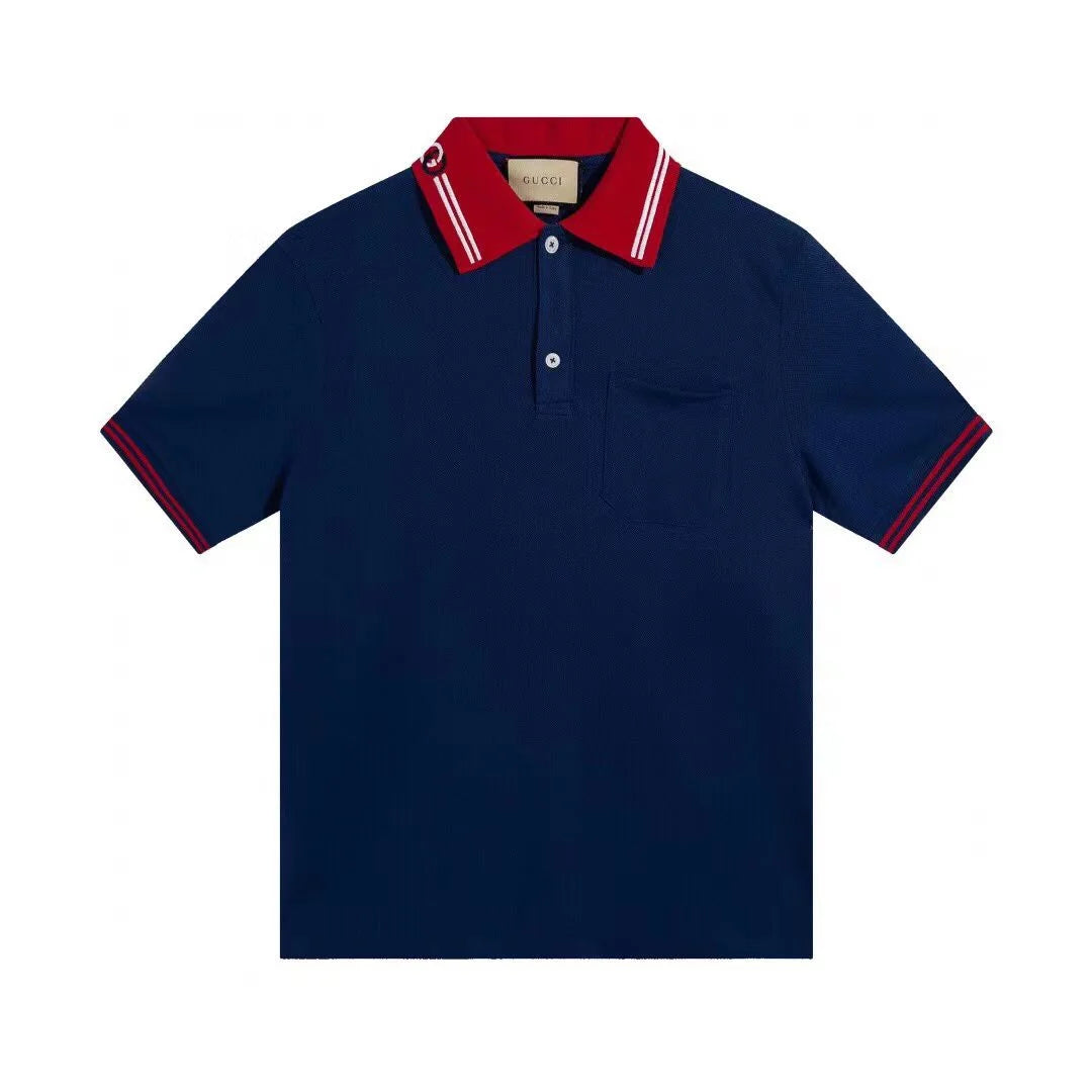 GUCCI || Cotton Piquet Polo T-Shirt With Interlocking G Logo - FASHION MYST 