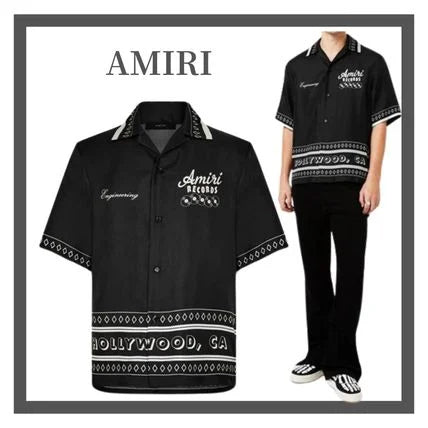 AMIRI || Amiri Records Silk Shirt - FASHION MYST 