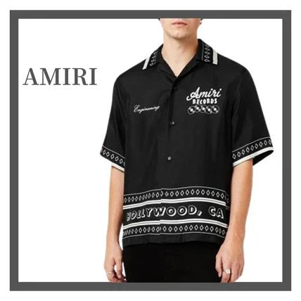 AMIRI || Amiri Records Silk Shirt - FASHION MYST 