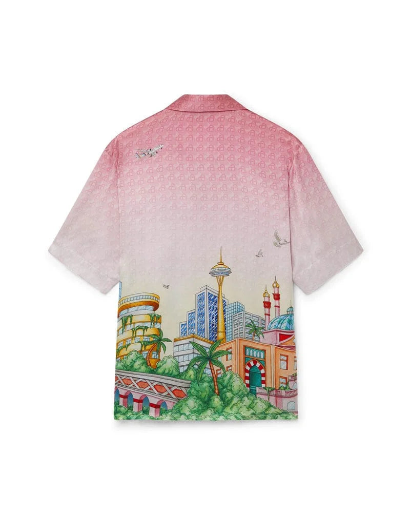 CASABLANCA || Morning City View Silk Shirt - FASHION MYST 