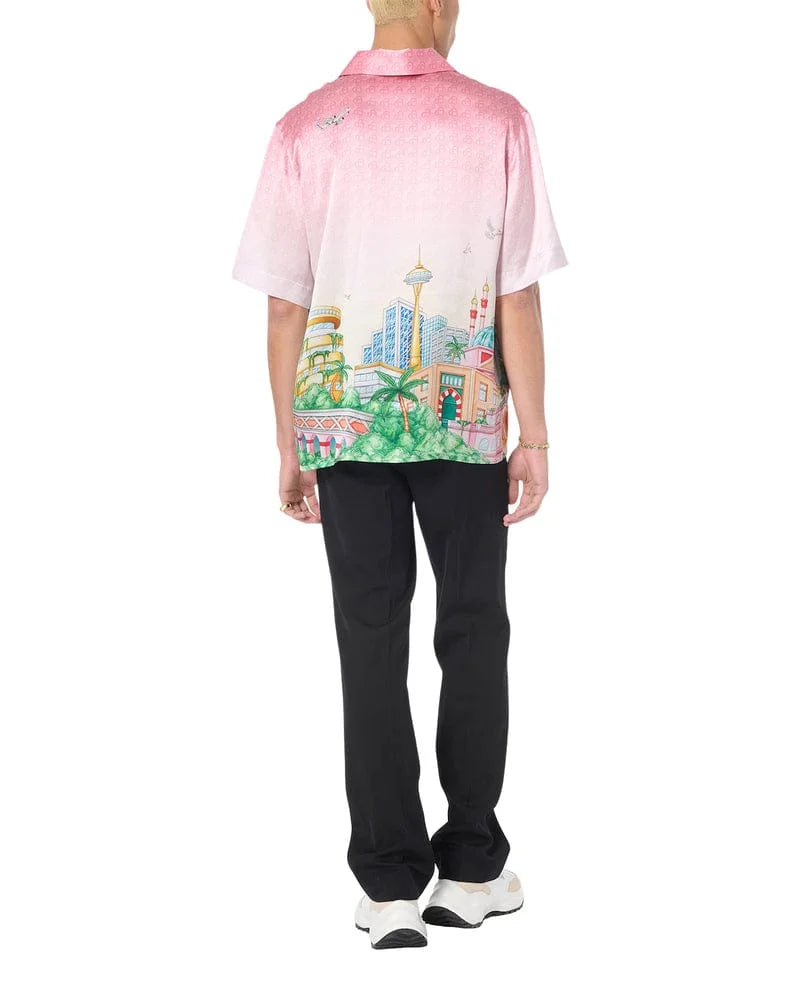 CASABLANCA || Morning City View Silk Shirt - FASHION MYST 