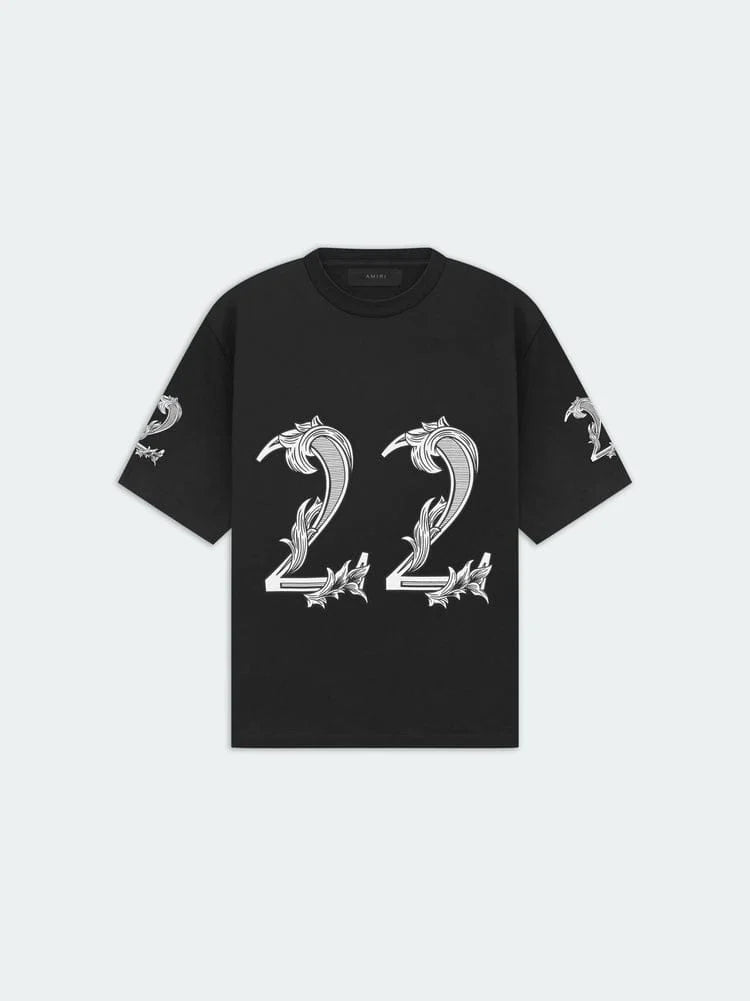 AMIRI || OVERSIZED AMIRI 22 TEE BLACK – FASHION MYST AMIRI || OVERSIZED AMIRI 22 TEE BLACK – FASHION MYST
