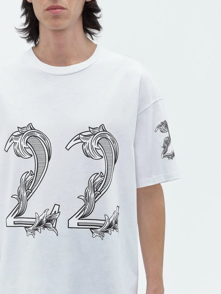 AMIRI || OVERSIZED AMIRI 22 TEE WHITE – FASHION MYST AMIRI || OVERSIZED AMIRI 22 TEE WHITE – FASHION MYST
