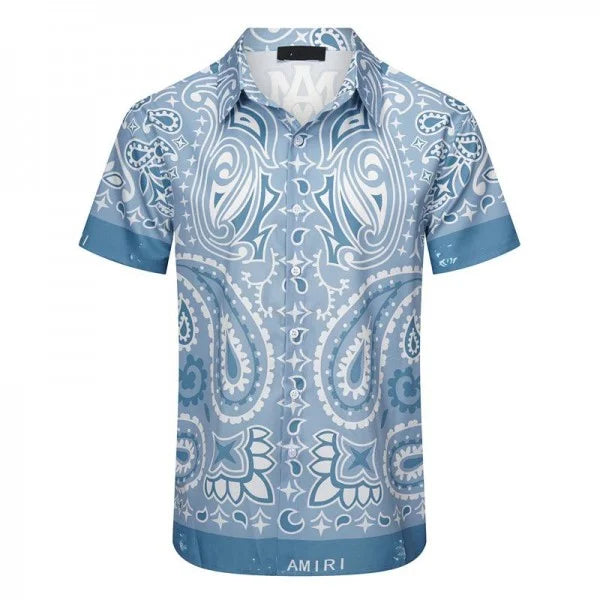 AMIRI || Tapestry Bandana Print Shirt - FASHION MYST 