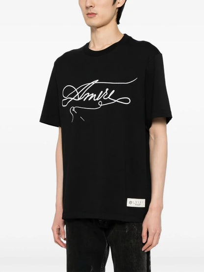 AMIRI || Stitch Cotton Regular Fit T-Shirt - FASHION MYST 