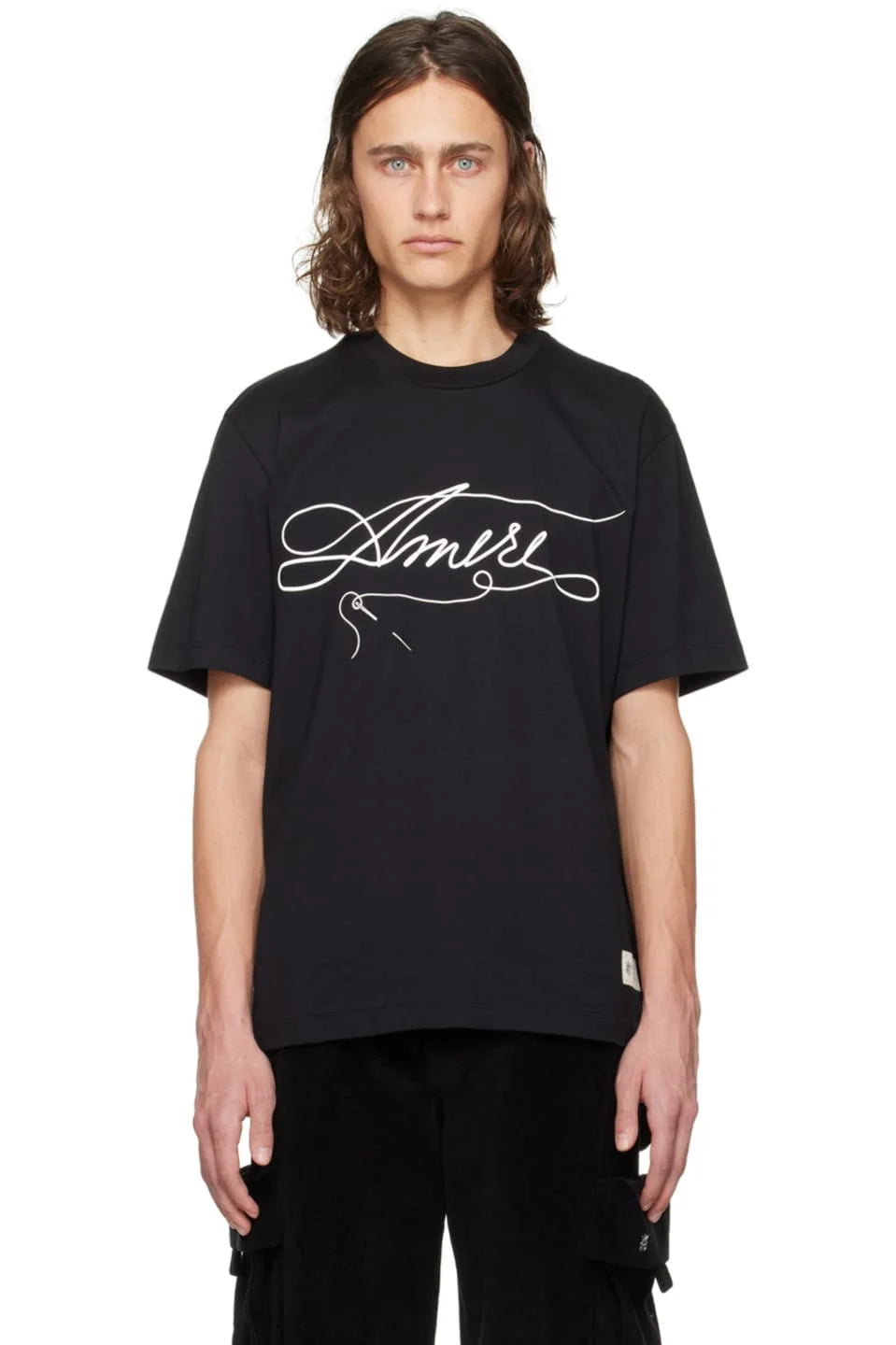 AMIRI || Stitch Cotton Regular Fit T-Shirt - FASHION MYST 