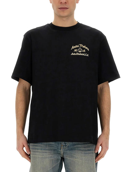 AMIRI || Men's Black Motors T-Shirt - FASHION MYST 