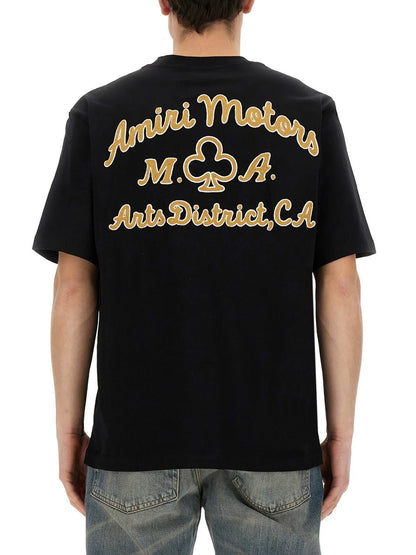 AMIRI || Men's Black Motors T-Shirt – FASHION MYST AMIRI || Men's Black Motors T-Shirt – FASHION MYST