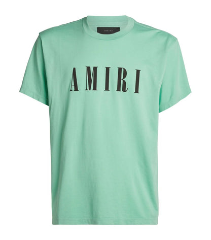 AMIRI || Green Core Logo T-Shirt - FASHION MYST 