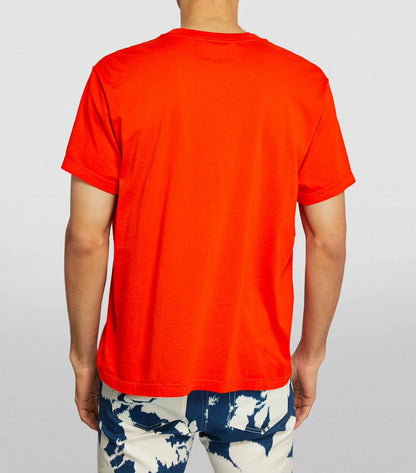 AMIRI || Orange Core Logo T-Shirt - FASHION MYST 