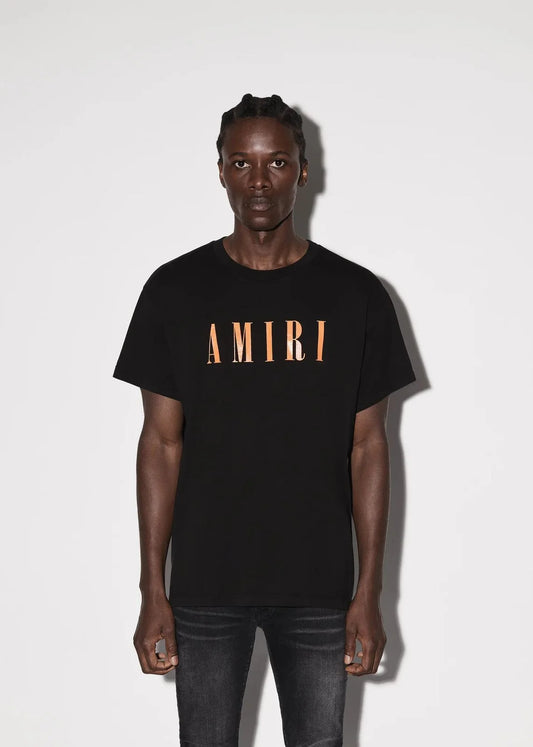 AMIRI || Black Core Logo T-Shirt.
