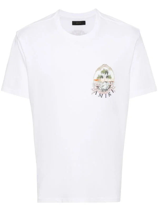 AMIRI || Cherub printed cotton T-shirt / White - FASHION MYST 