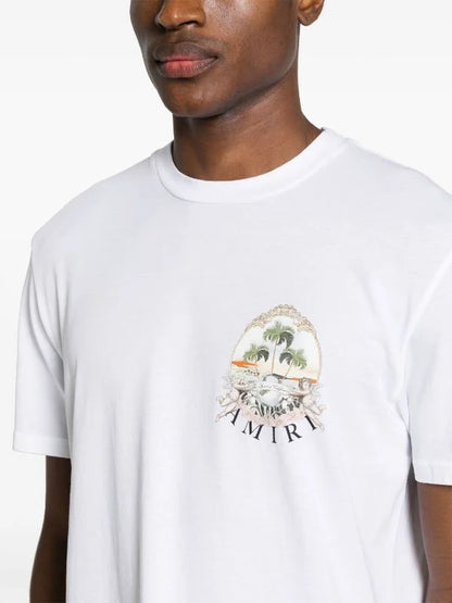 AMIRI || Cherub printed cotton T-shirt / White - FASHION MYST 