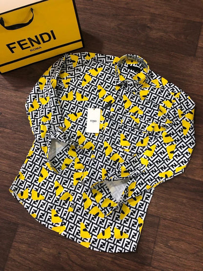 FENDI || Men’s Signature FF monogram Shirt - FASHION MYST 