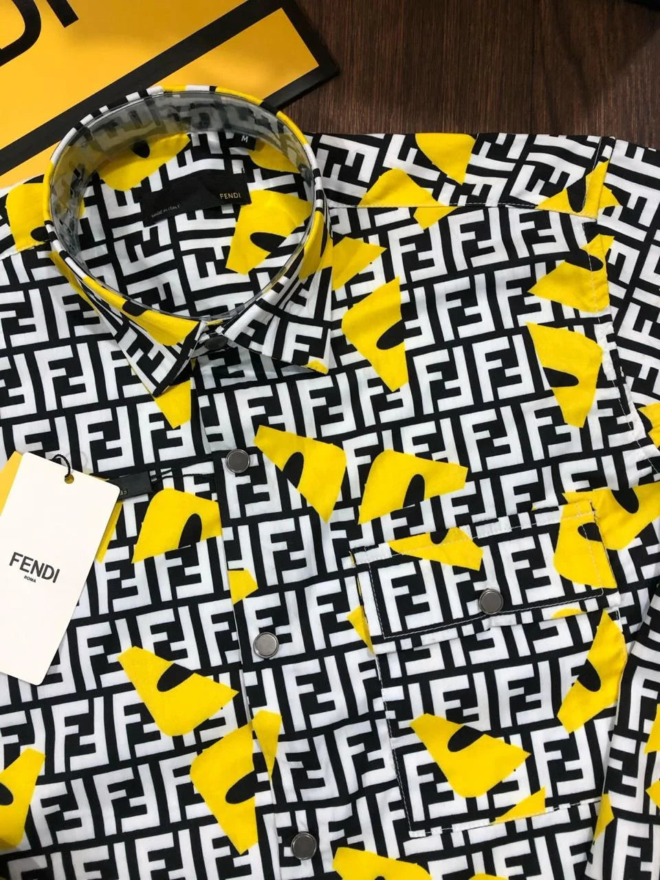 FENDI || Men’s Signature FF monogram Shirt - FASHION MYST 