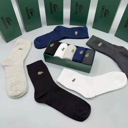 LACOSTE || Sport High-Cut Socks Pack Of Five Pair - FASHION MYST 