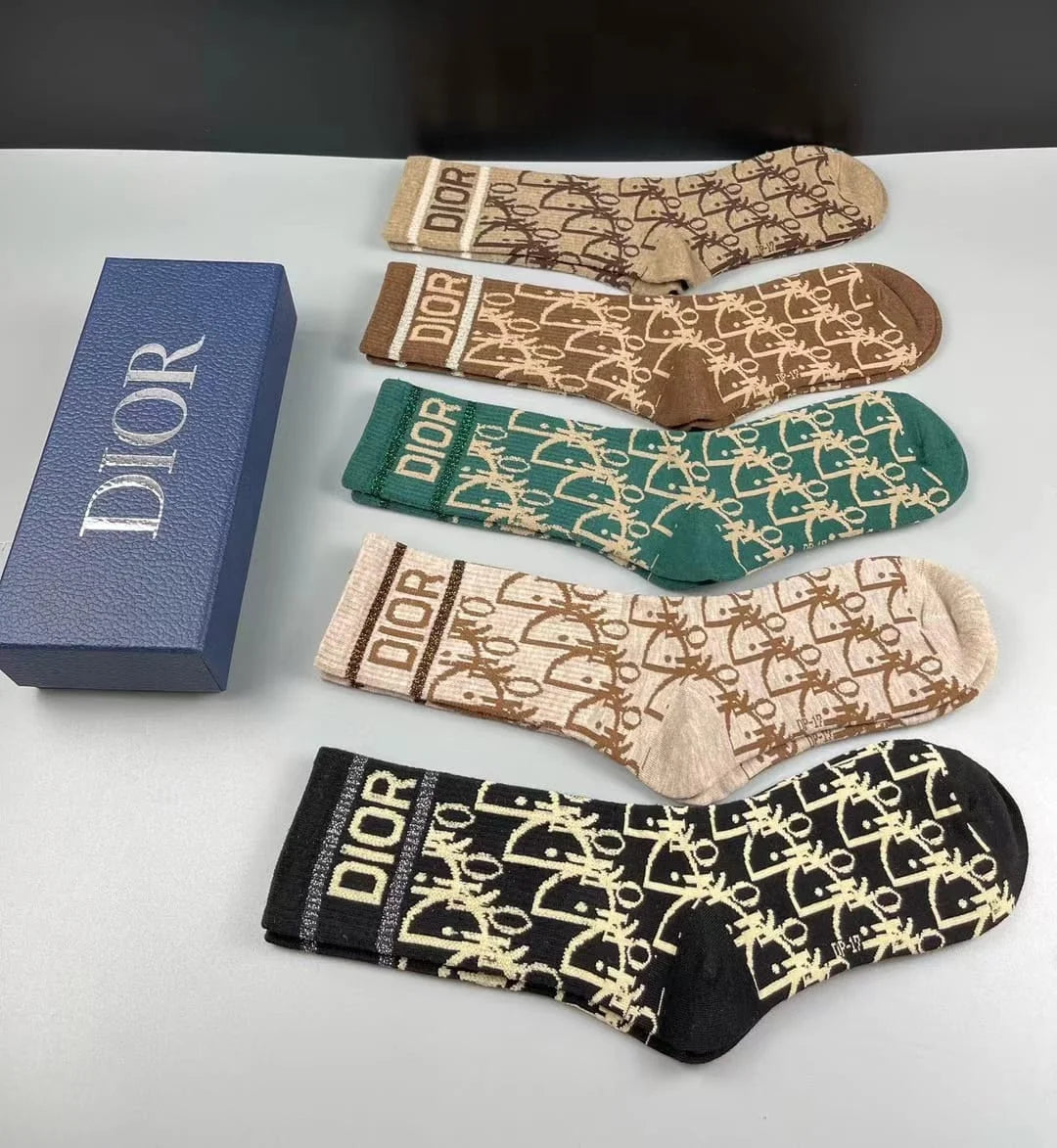 GUCCI / DIOR / THOM BROWN ソックス 6点セット 累積売上第1位【GUCCI☆グッチ】コットンブレンドソックス (GUCCI