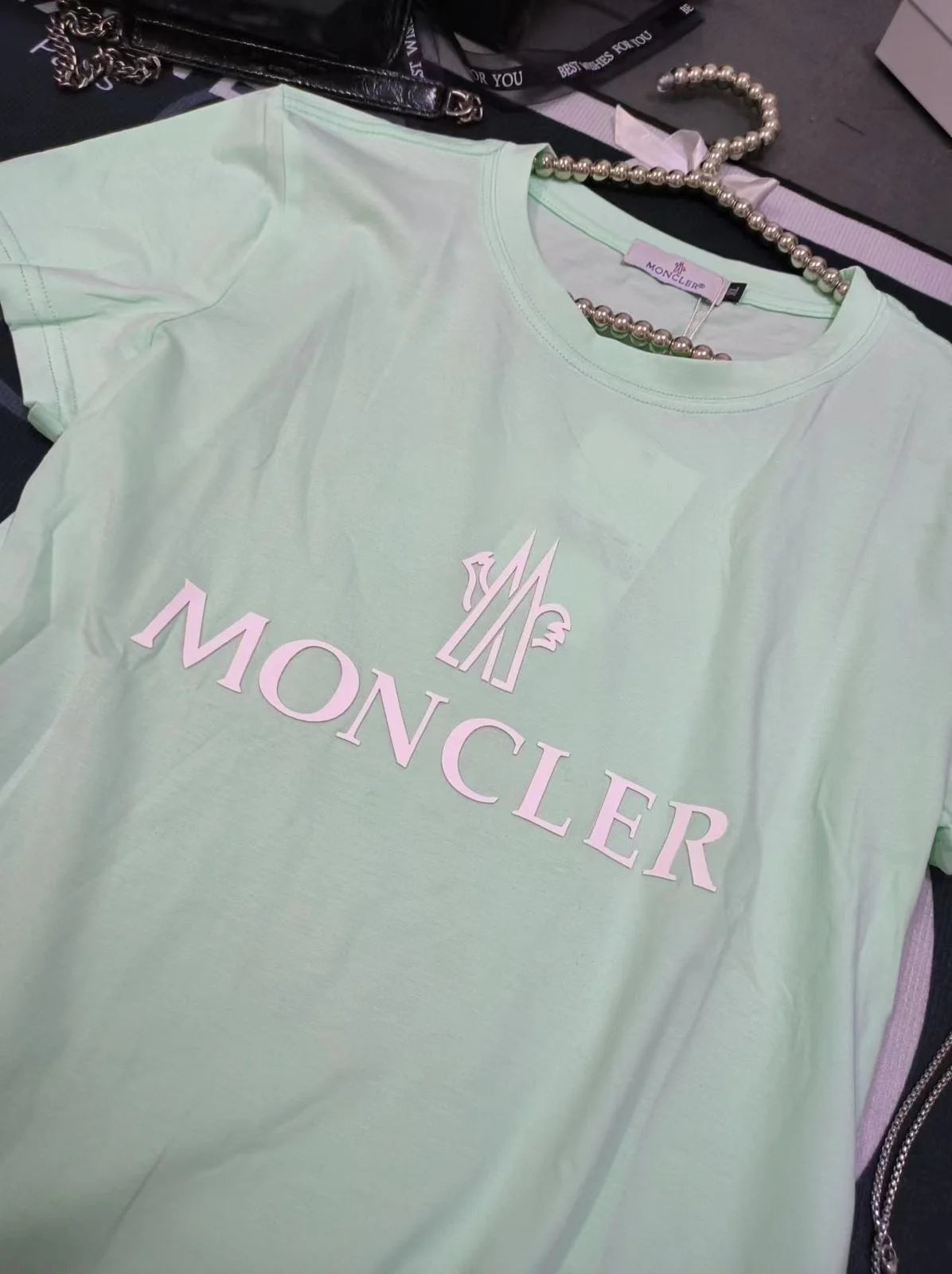 MONCLER || Women's Appliqué-Logo Cotton T-Shirt - FASHION MYST 