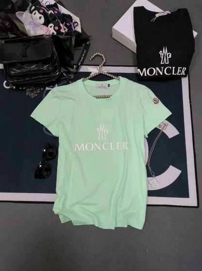 MONCLER || Women's Appliqué-Logo Cotton T-Shirt - FASHION MYST 