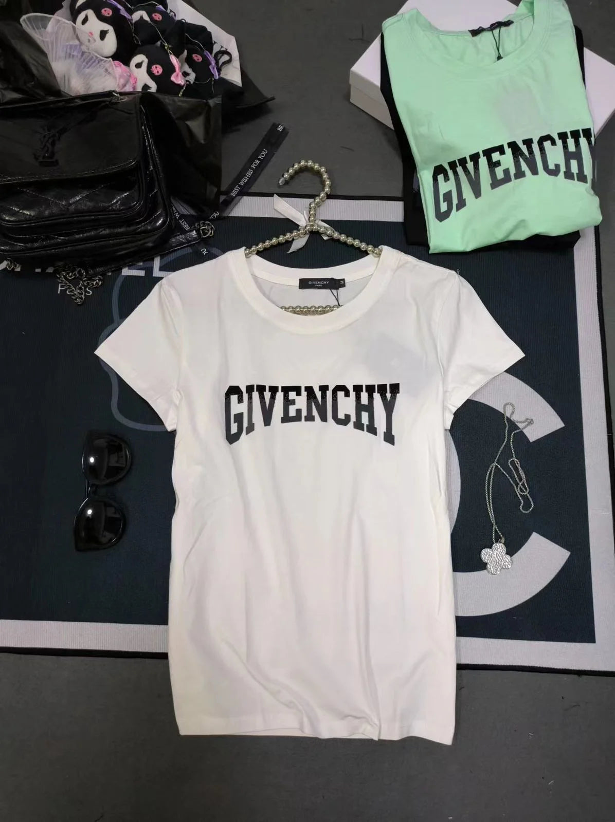 GIVENCHY || Logo-Print Cotton T-Shirt For Girls - FASHION MYST 