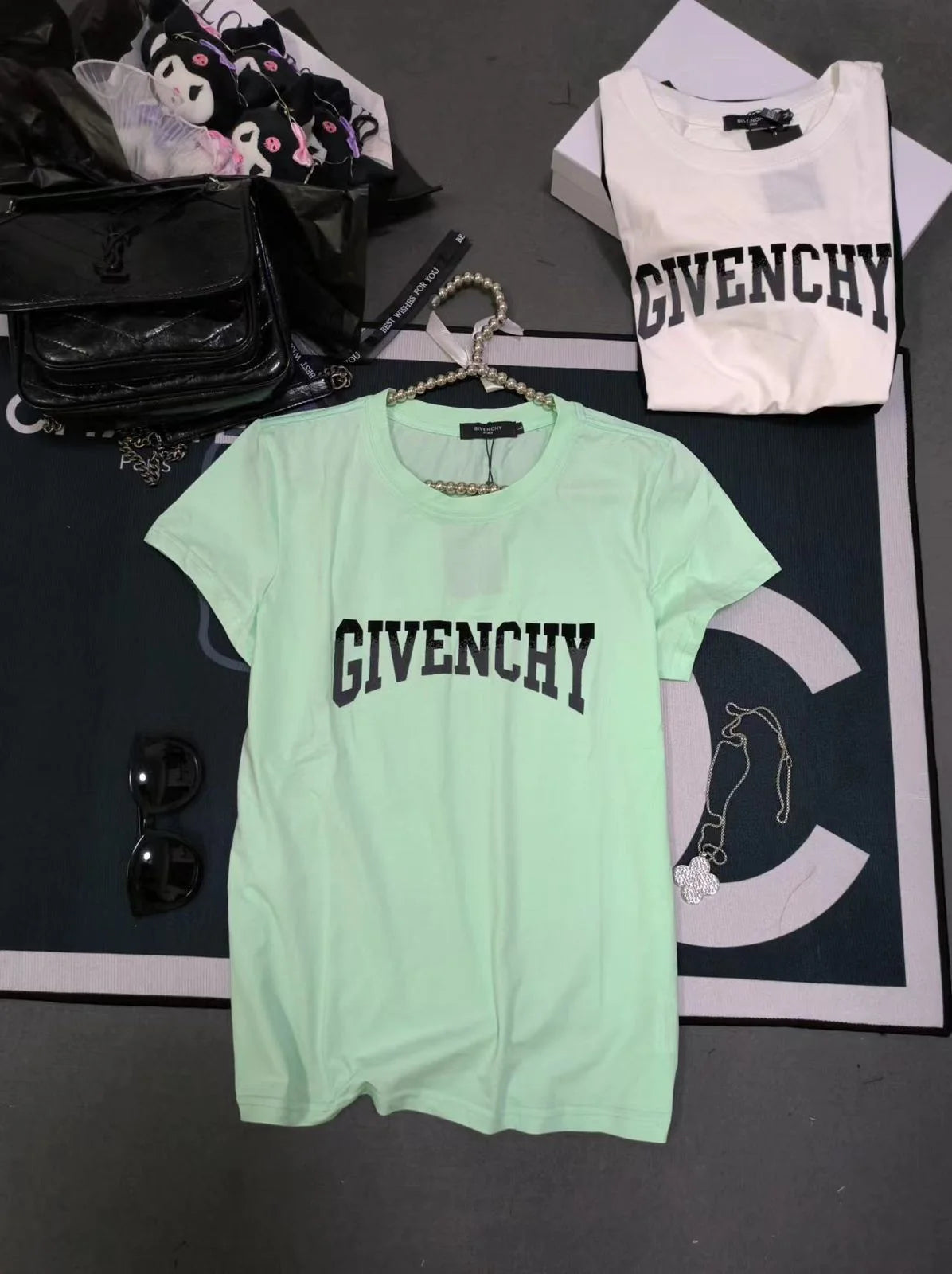 GIVENCHY || Logo-Print Cotton T-Shirt For Girls - FASHION MYST 