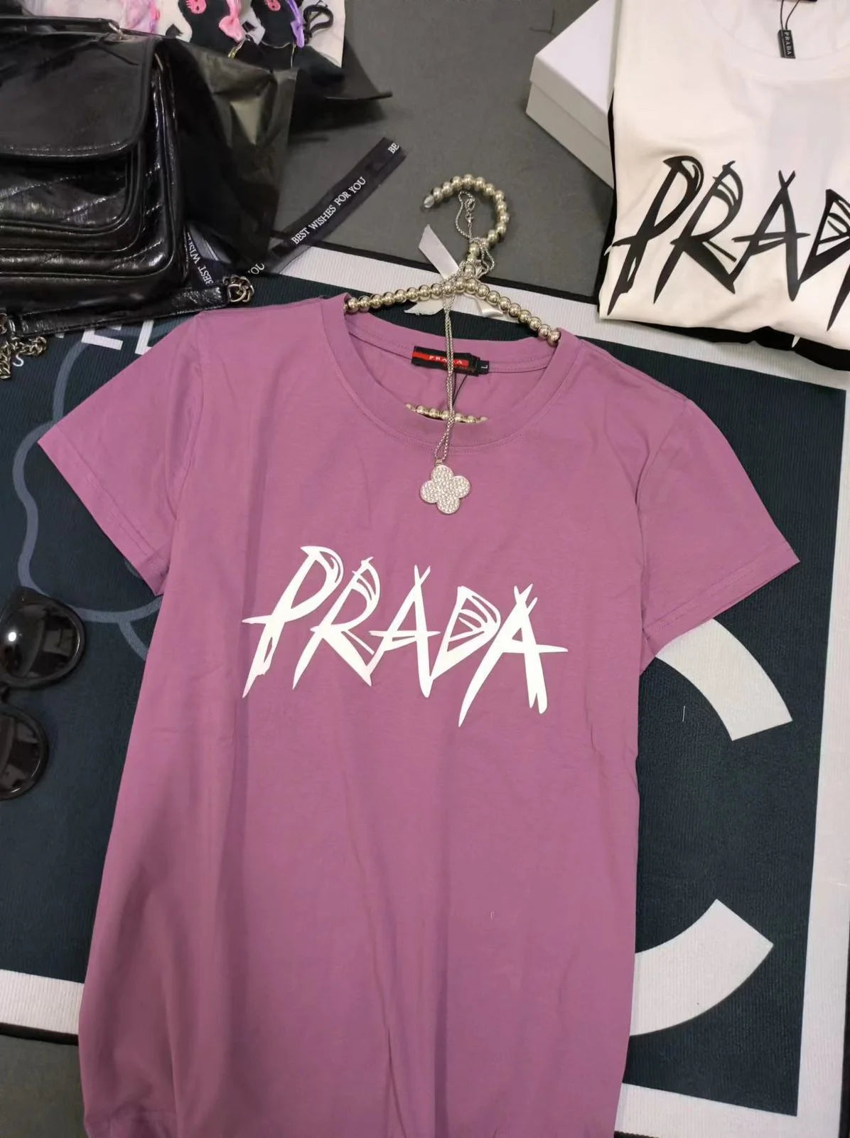 PRADA || Logo T-shirt In Cotton Jersey For Girls - FASHION MYST 